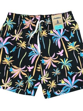 Chubbies Men's Tropical Palm Swim Trunks
